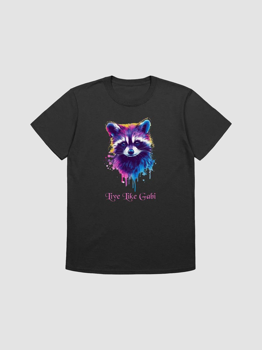 Vibrant Raccoon Art Unisex T-Shirt product image (1)