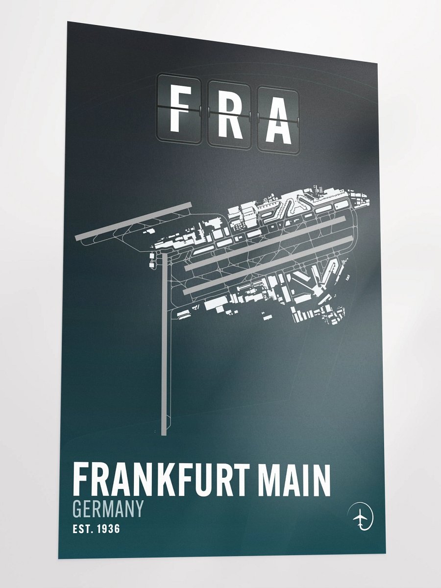 Frankfurt FRA Poster product image (3)