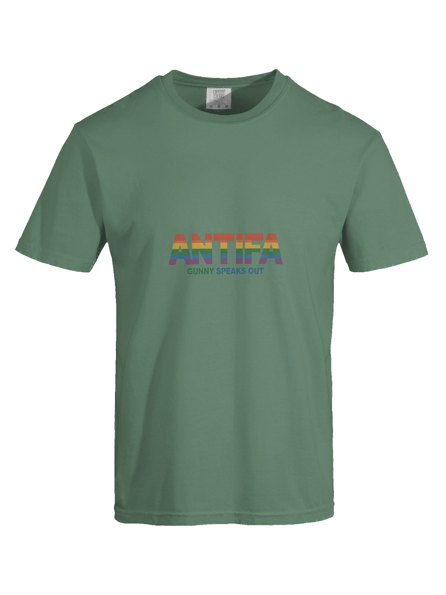 Rainbow ANTIFA T-Shirt product image (7)