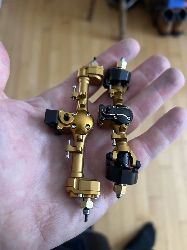 BLONDE MEUS MULLET AXLES (portal rear) product image (2)