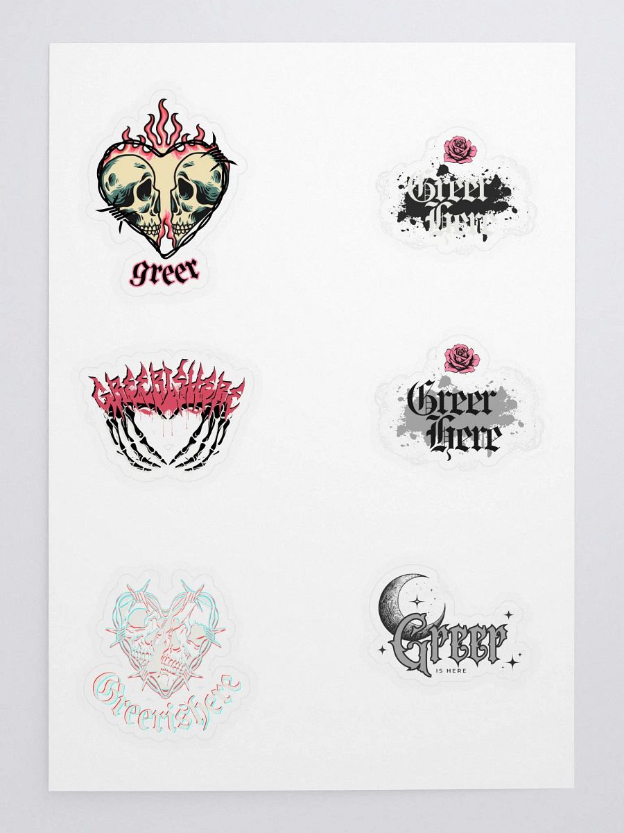 moody.. Sticker Sheet product image (3)