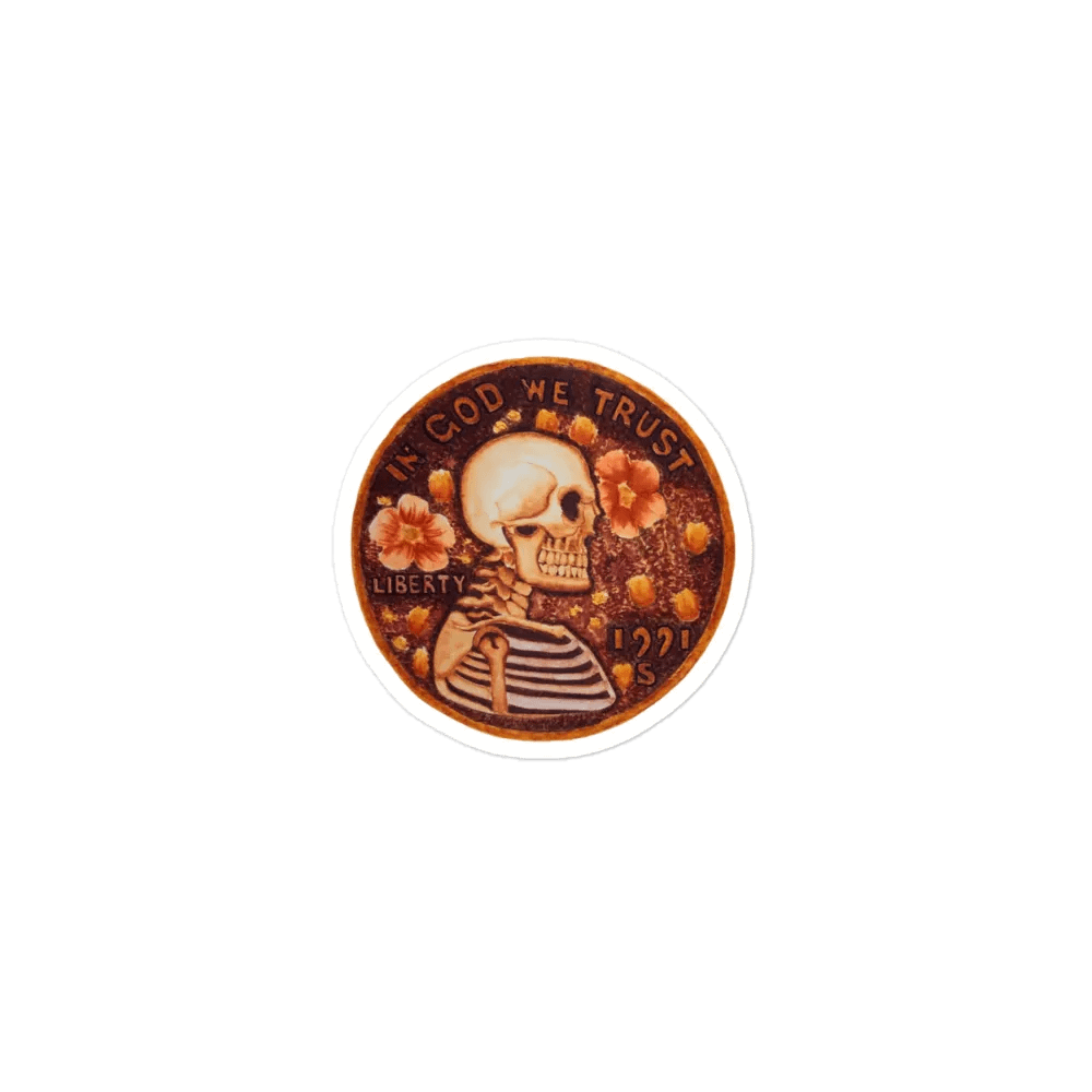 PRETTY PENNY die-cut magnet product image (1)