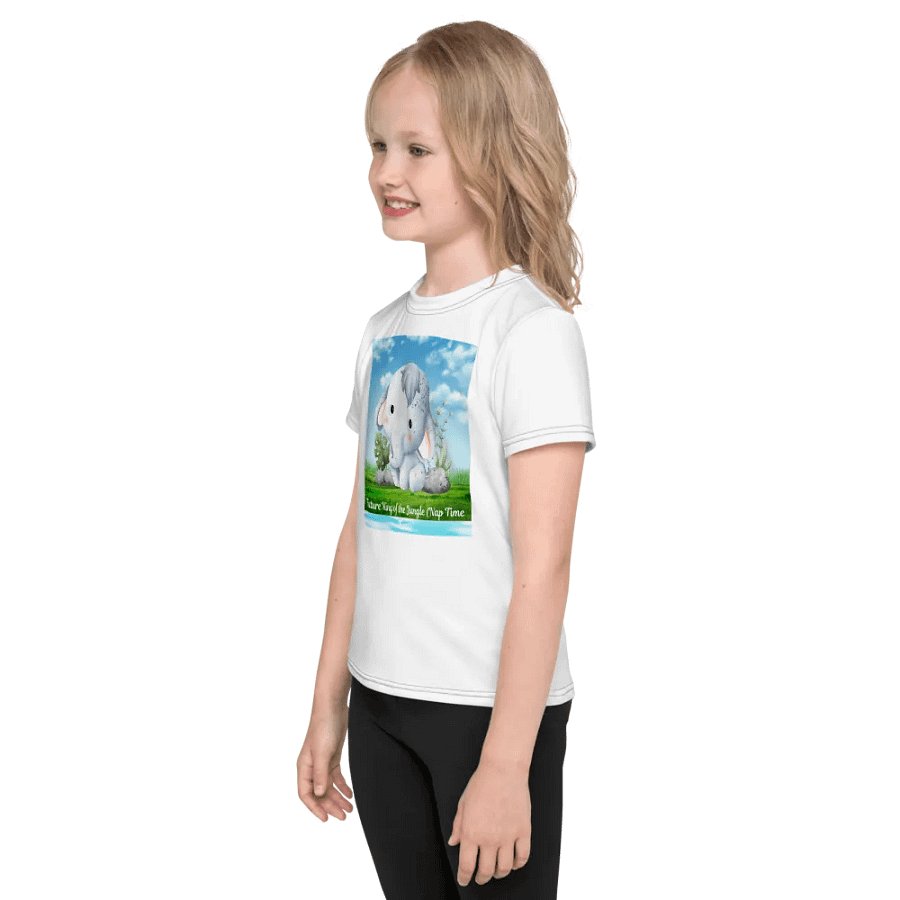 Nap Time King Elephant Kids T-Shirt product image (3)