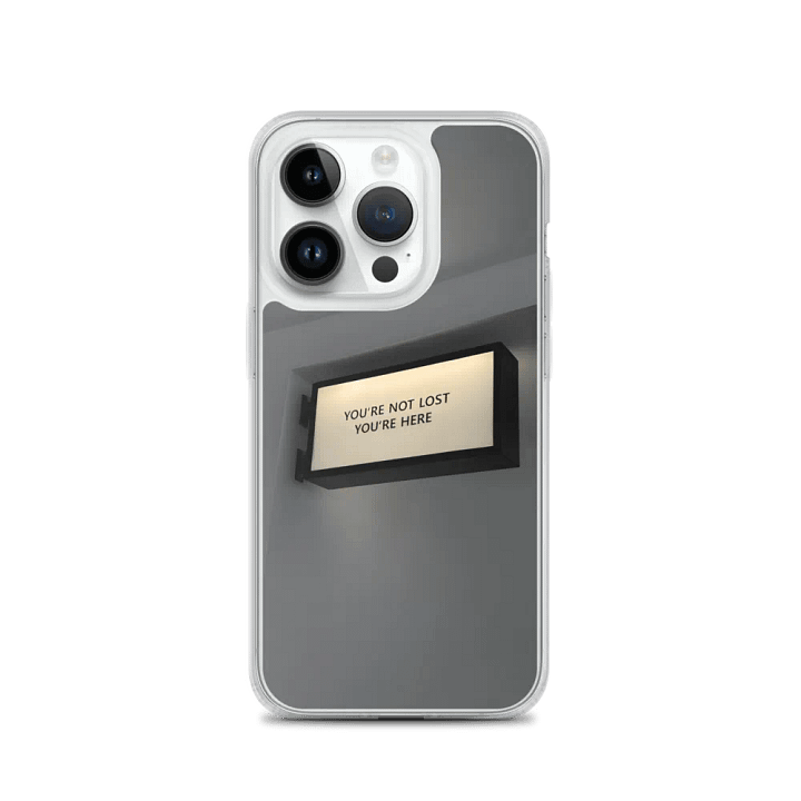 You're Here Clear MagSafe® iPhone® Case product image (3)