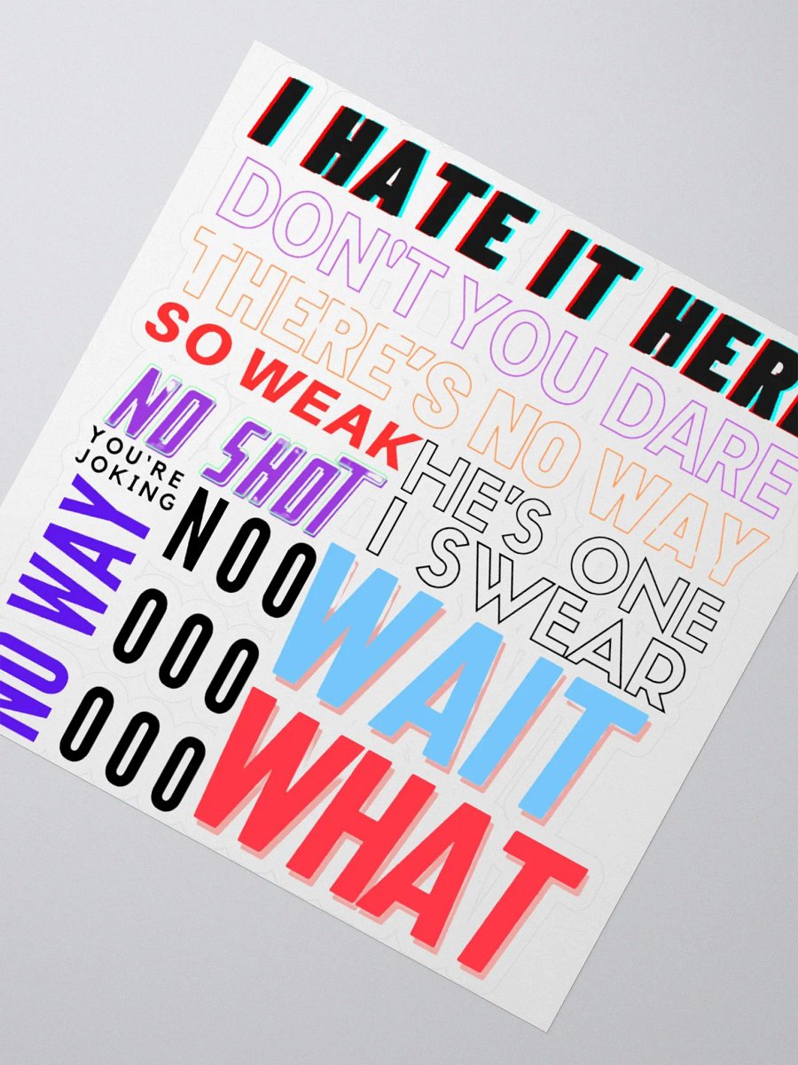 GAMER TALK STICKER product image (6)