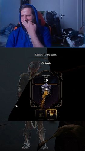 They told me to kick the squirrel in Baldur's Gate 3, so I did 😂 #Reels #InstaReels #BG3 #baldursgate3