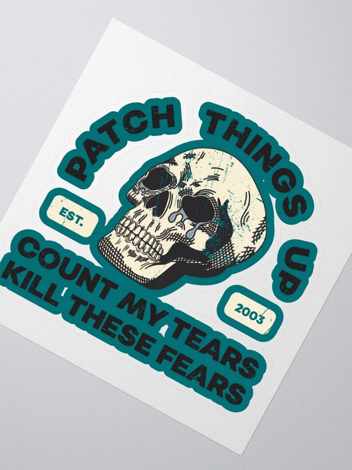 chances taken, hope embraced die cut sticker product image (2)