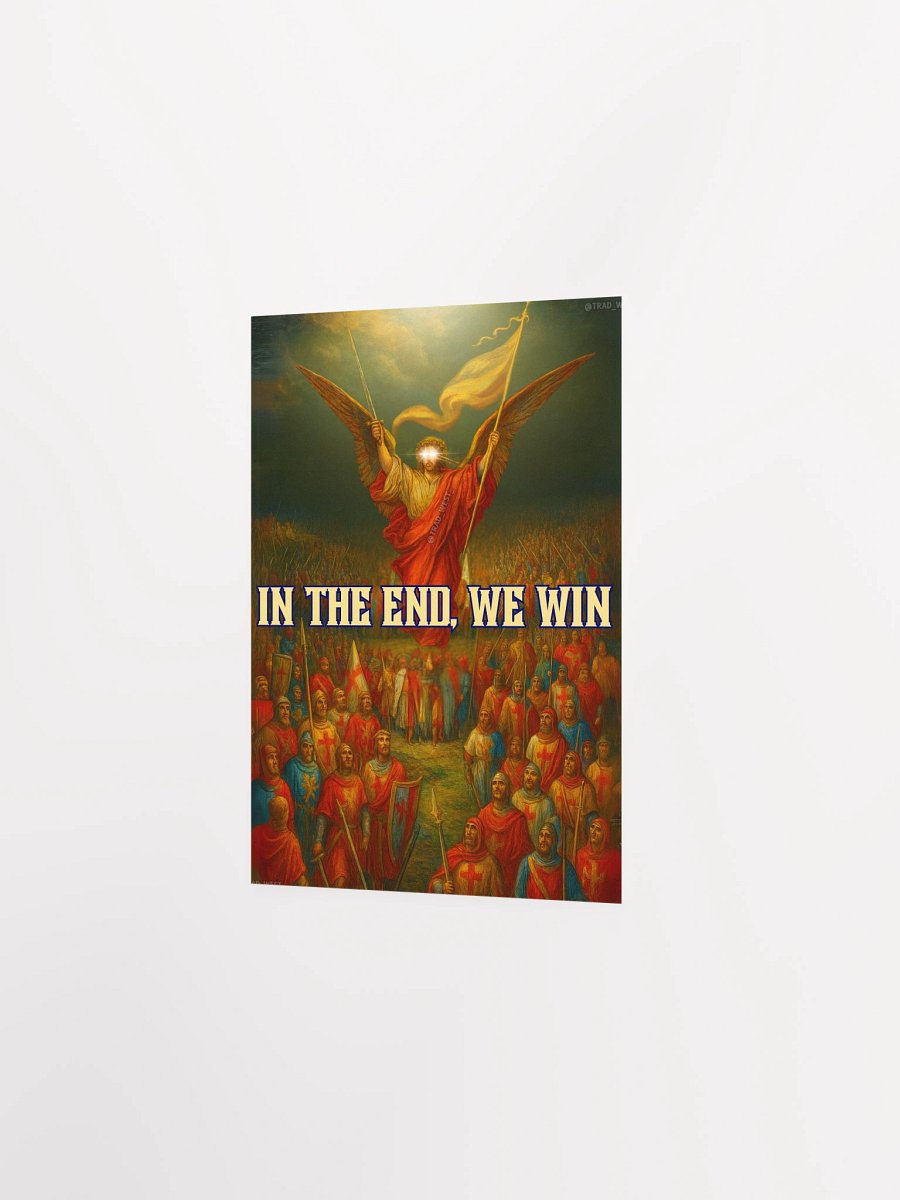 In the end we win poster product image (5)