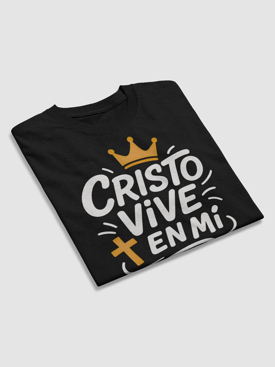 Camiseta Unisex Manga Corta | Cristo vive en mi product image (5)