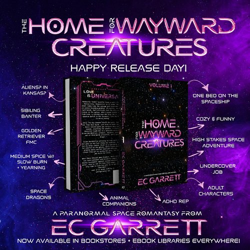 ⭐LOVE IS UNIVERSAL⭐

Meet THE HOME FOR WAYWARD CREATURES (Vol 1), my new paranormal space romantasy series about the galaxy’s...