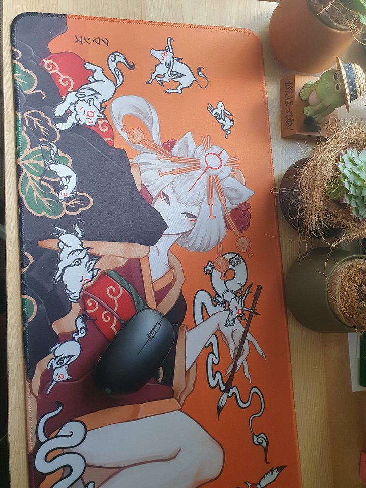 Ammy and the Brush gods Desk Mat L product image (1)