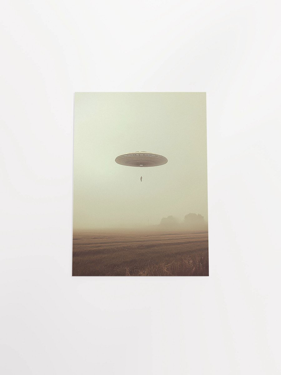The Truth is Out There / The X-Files photo of UFO — sci-fi poster, movie art, I want to believe poster, space print, aliens wall decor product image (24)