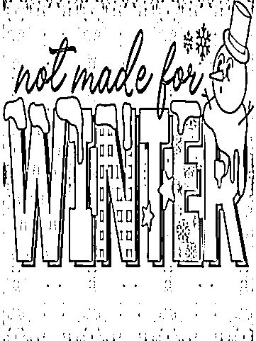 Coloring Your Own Winter Boomark Sheets product image (5)