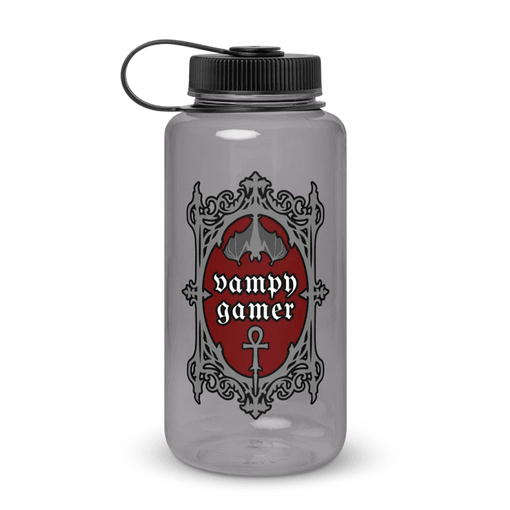 Vampy Gamer 32 oz Water Bottle product image (1)