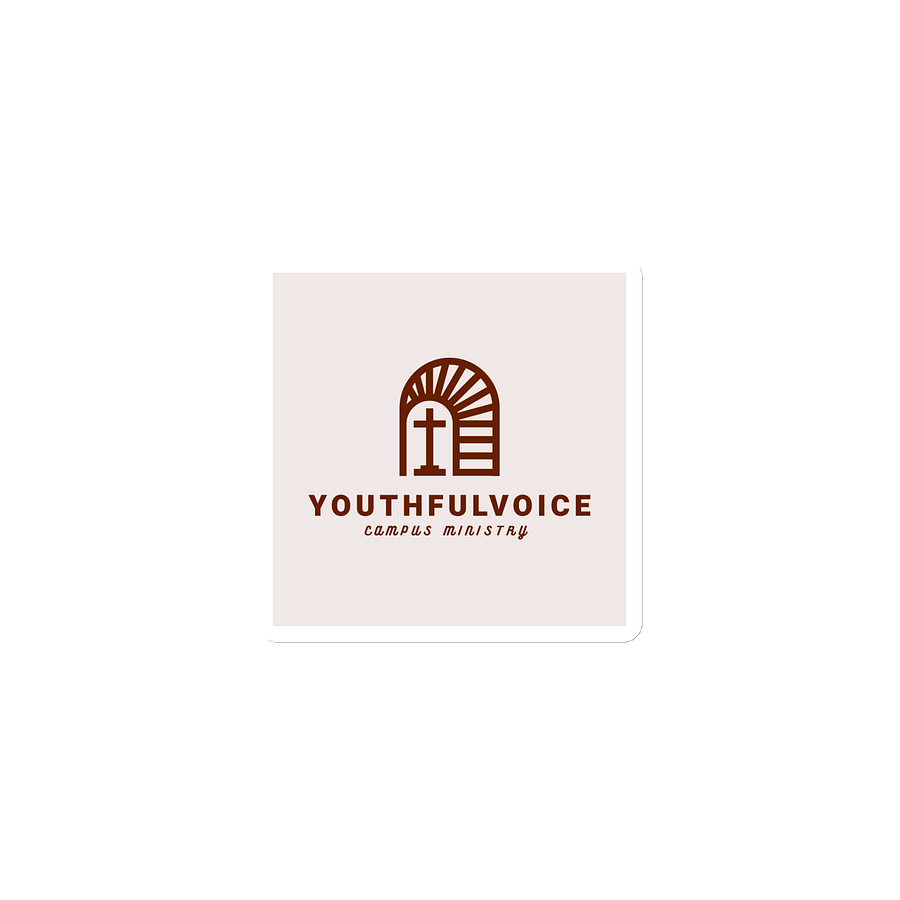 YouthfulVoice Campus Ministry Logo Die-Cut Magnets product image (1)