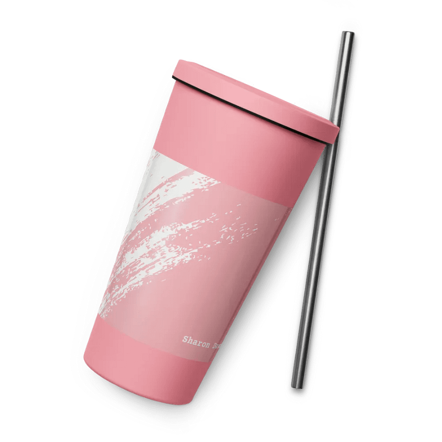 Paint Brush Pink Insulated Tumbler product image (8)