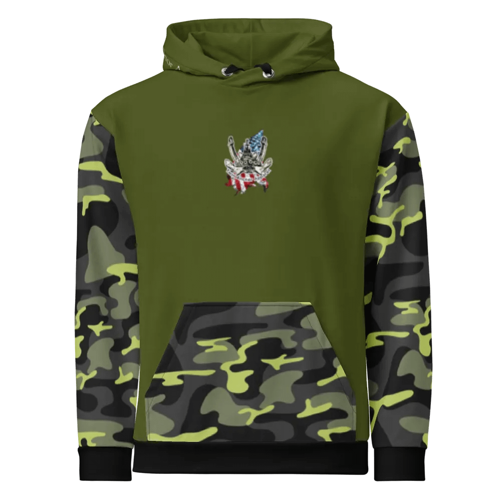 Camouflage & Green Chain Athena Tug & CE Flage Hoodie product image (7)