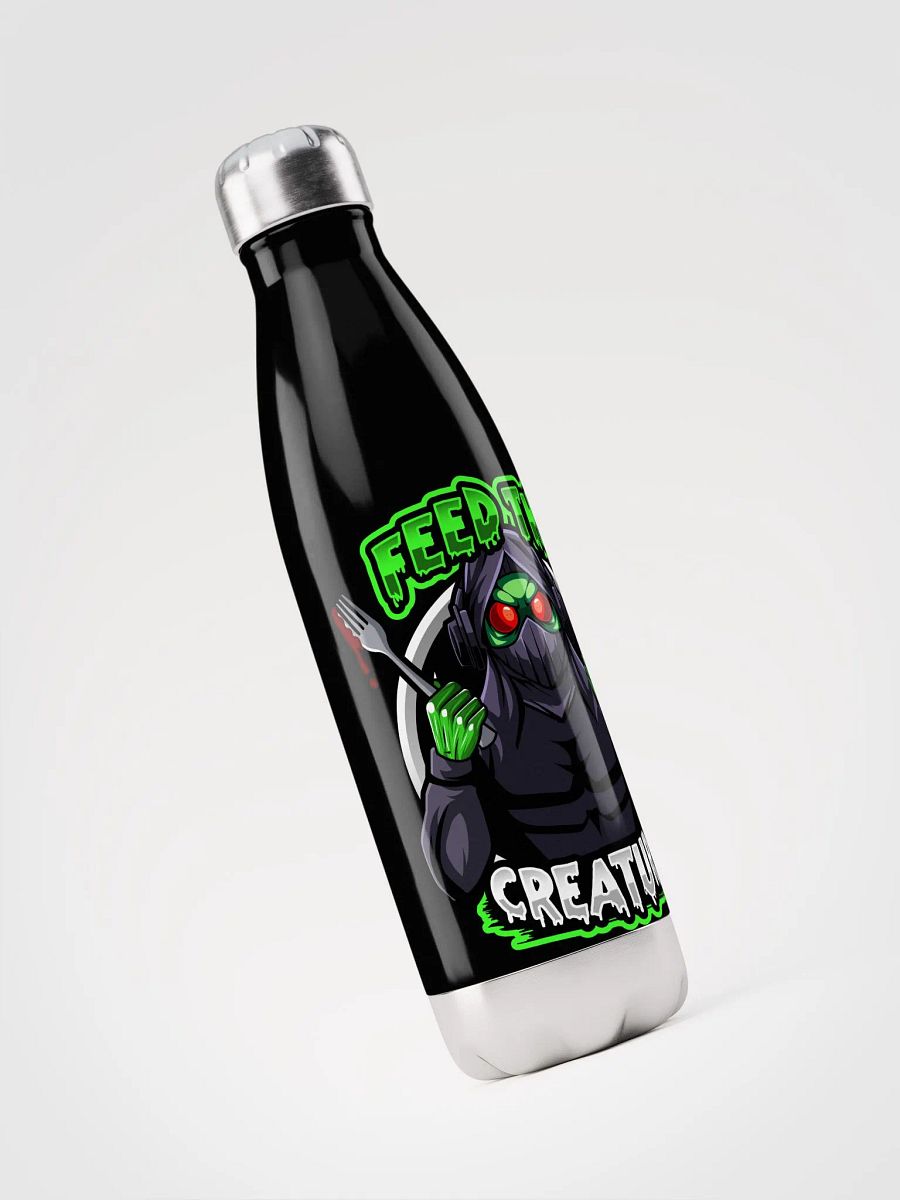 Feed The Creatures Stainless Steel Water Bottle product image (3)