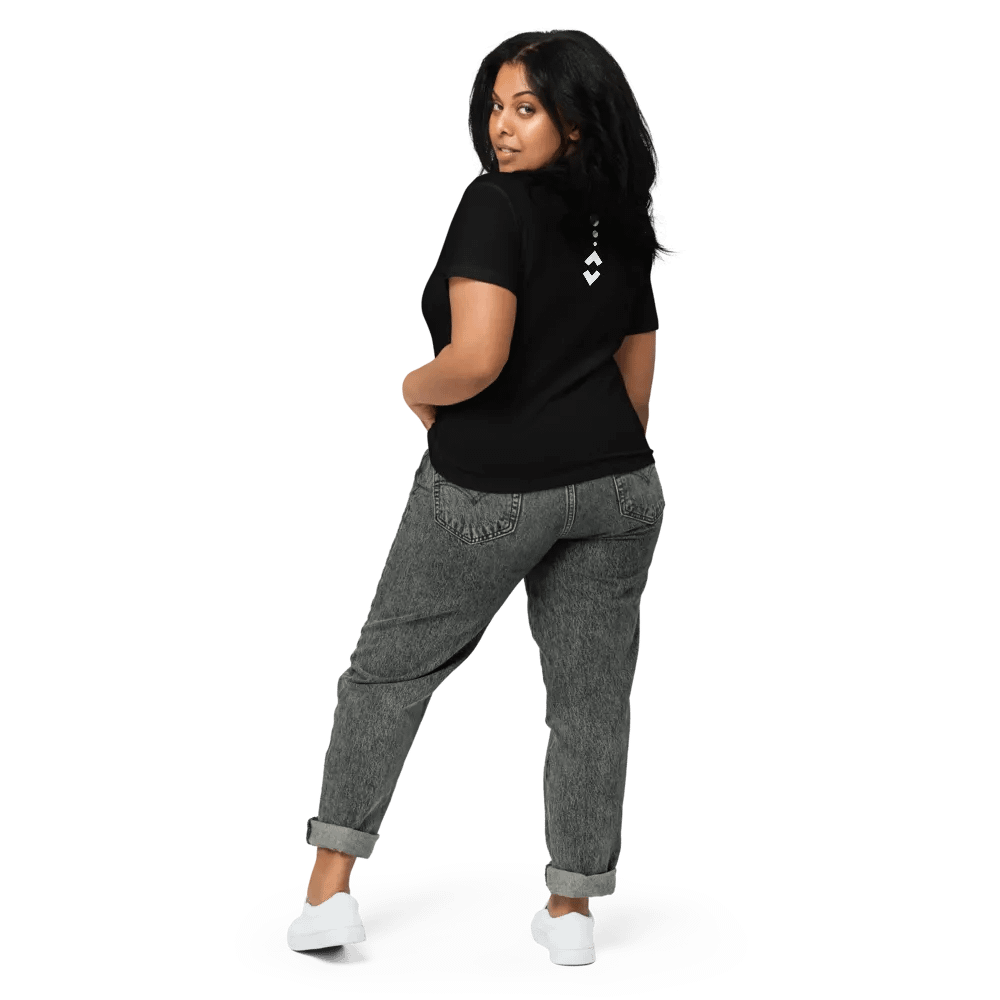 ⚫Hyroe's Shirt Women's High-Waisted Tee (White) product image (5)