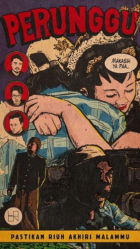 Mencoba menggambar scene favorite di dalam video musik dari @perunggu_ 
.
#fanart #musik #perunggu #indie #pudingvektor
