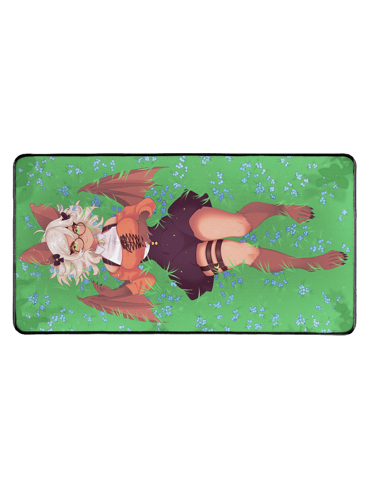 Ferra in the Meadow 15.5" x 31.5" Deskmat product image (1)