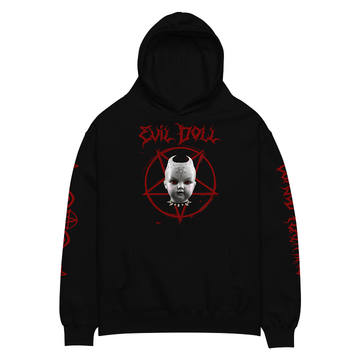 EVIL DOLL - Cursed Plaything - Unisex Premium Oversized Hoodie product image (2)