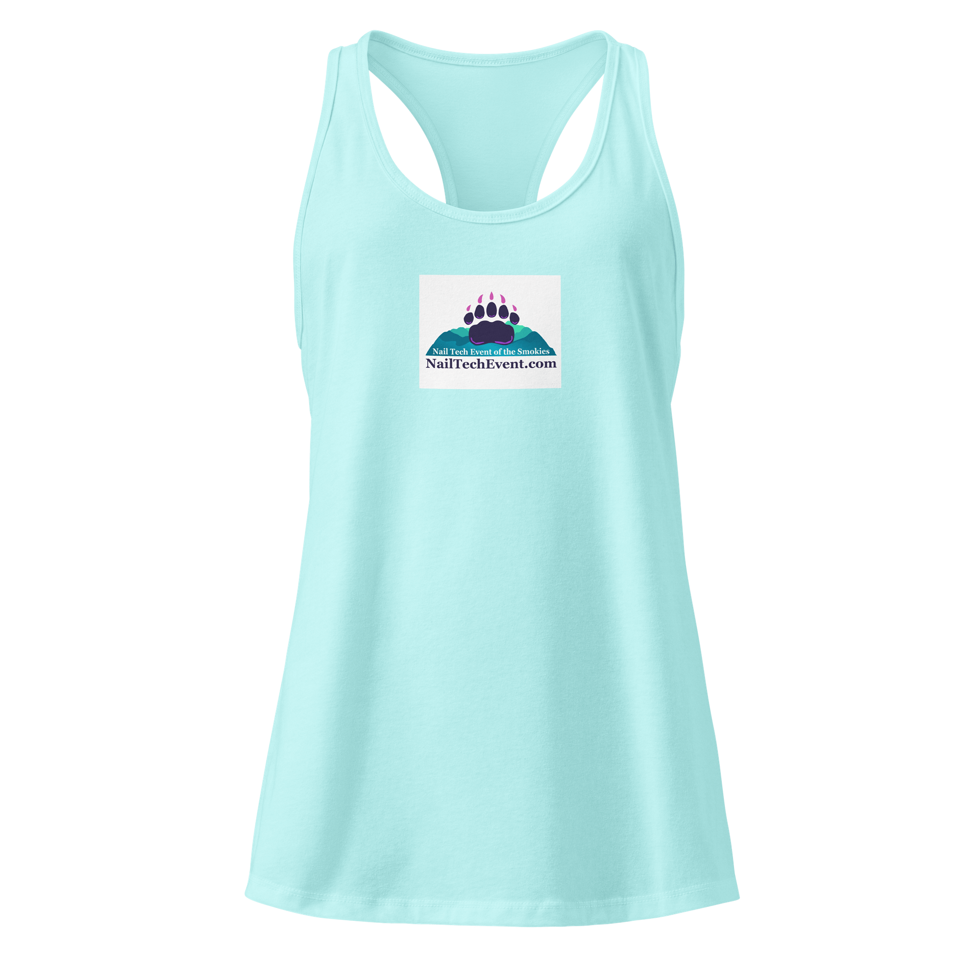 Smokies Nail Show Racerback Tank (white logo) product image (1)
