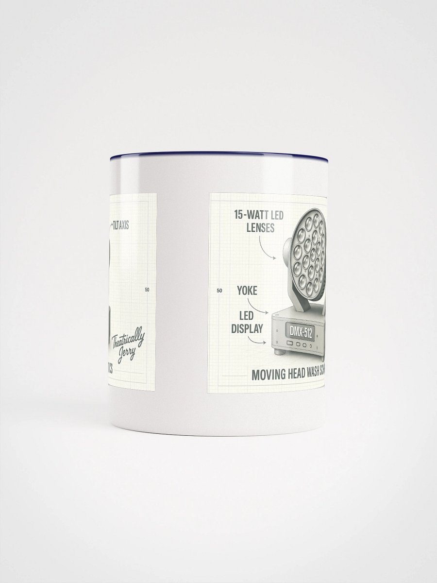 Theatrically Jerry: "Moving Head Wash Schematics" Coffee Mug product image (14)
