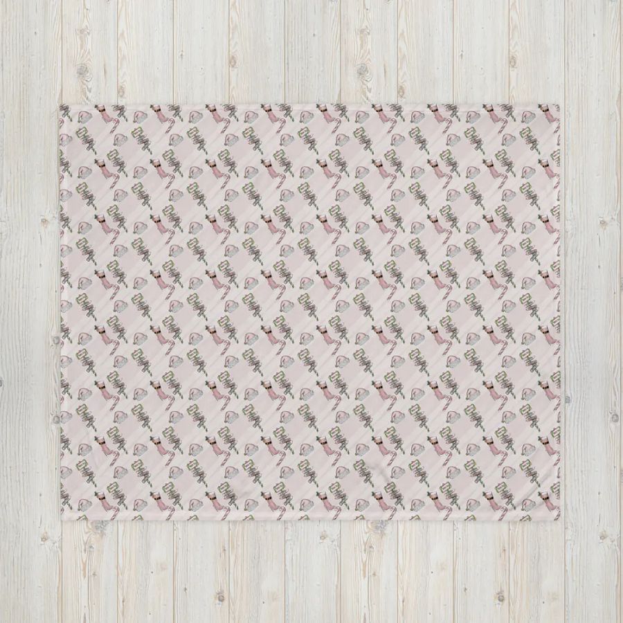 Pink Christmas Blanket product image (4)