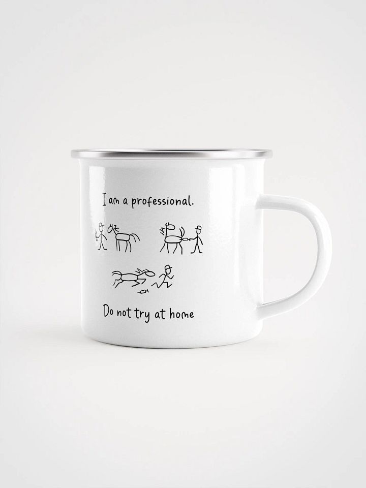 "Veterinary cartoon design" enamel Mug product image (1)