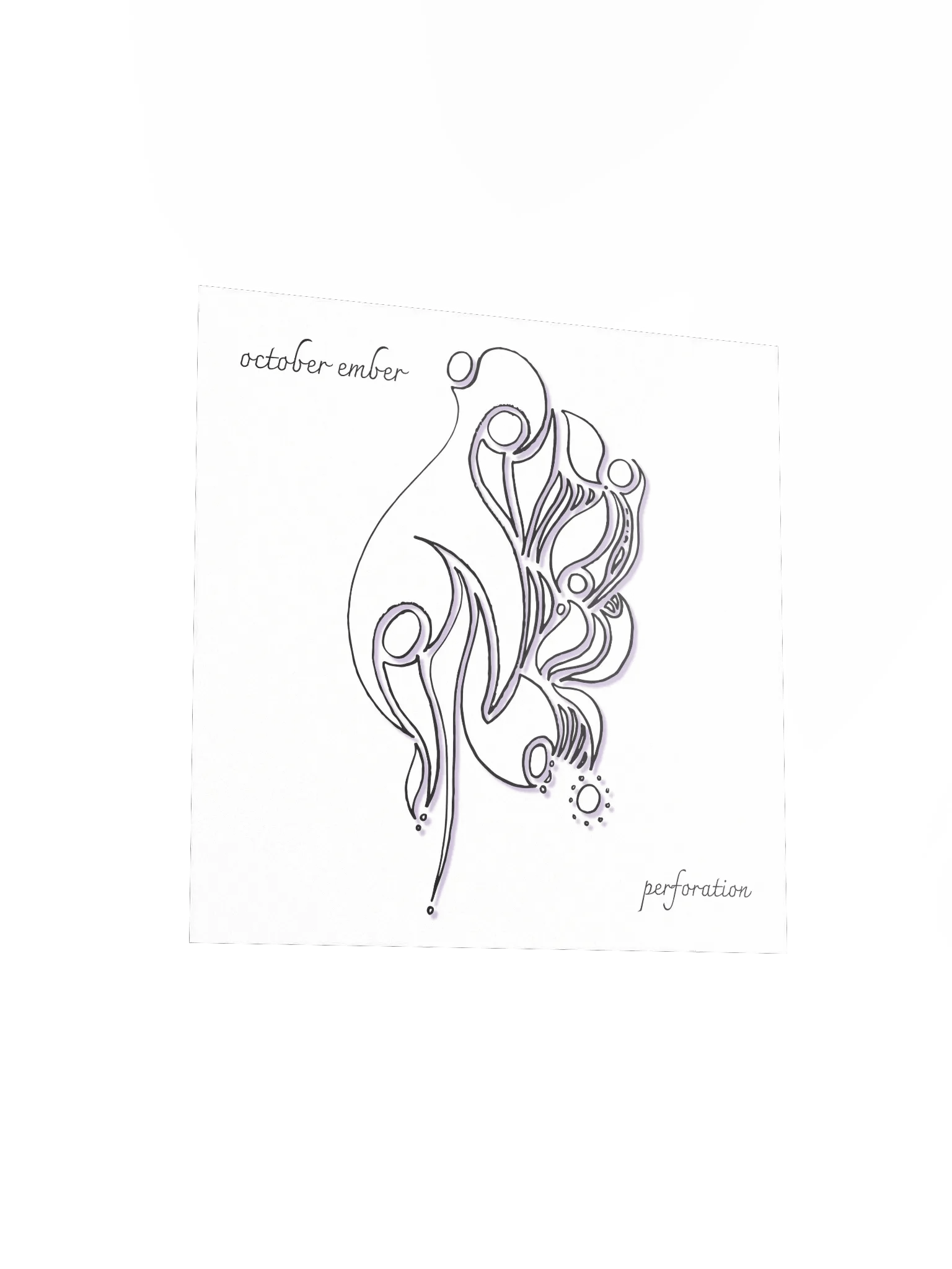 Album Cover Art Print OE's "Perforation" product image (3)