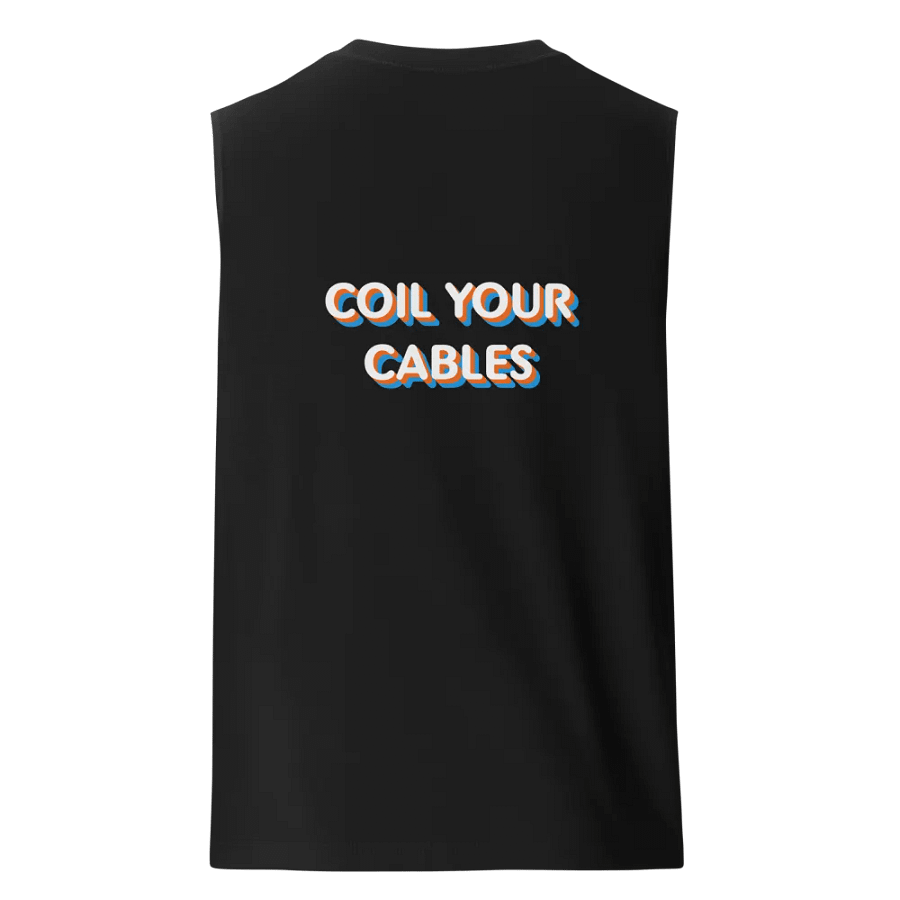 Coil Your Cables/Marble Guitar Pick Muscle Tank product image (1)