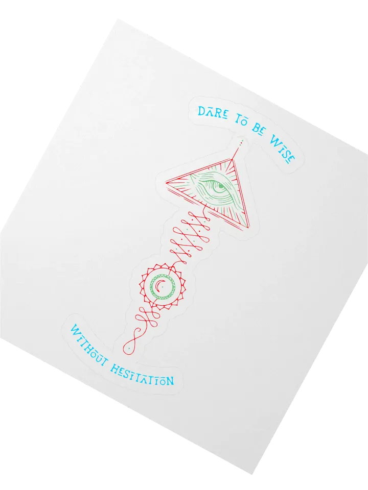 Dare To Be Wise Tree Kiss Cut Stickers product image (2)