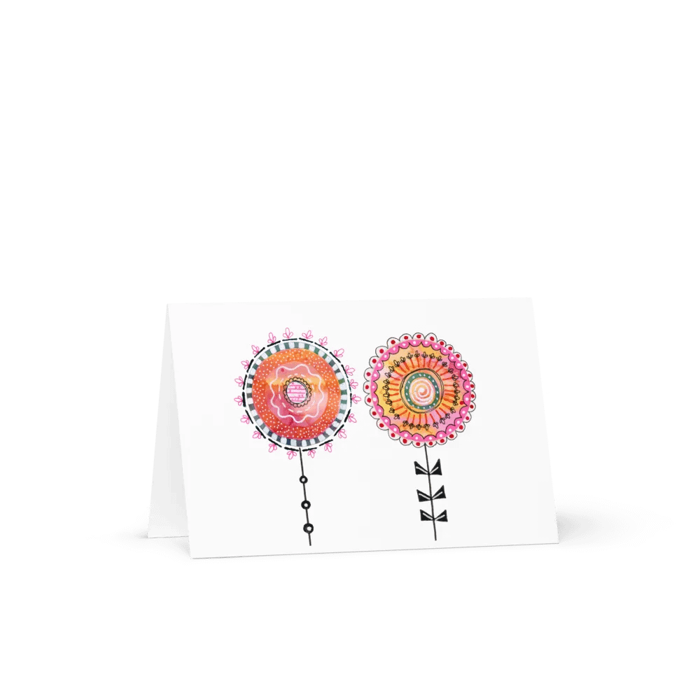 Whimsical Floral Delight Greeting Card product image (11)