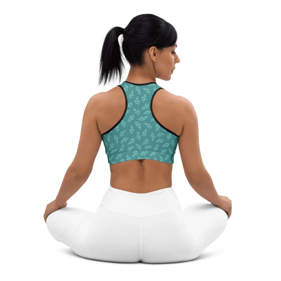 Turq All-Over Print Sports Bra product image (9)
