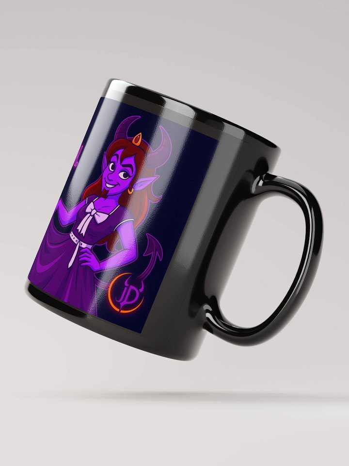 Jaz Delusion Mug – Vision in PVC | Queer Demon Mascot Coffee Cup product image (2)