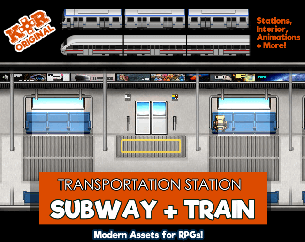 SAMPLE MAPS: Transportation Station - Subway product image (1)