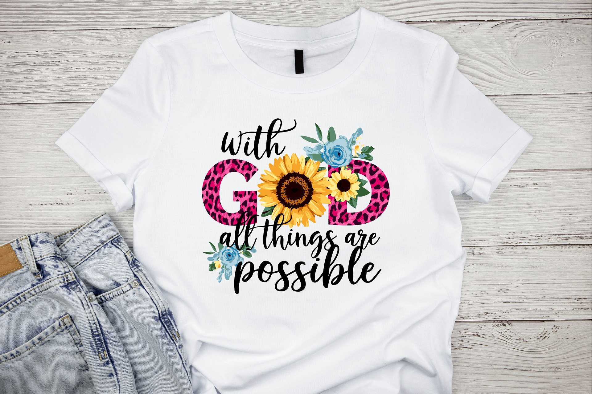 With God All Things Are Possible Tee product image (1)