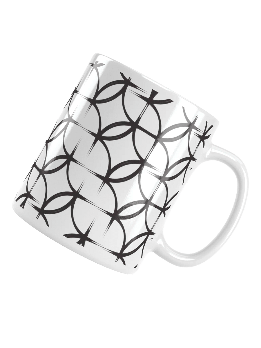 Symmetric Circles White Mug product image (12)