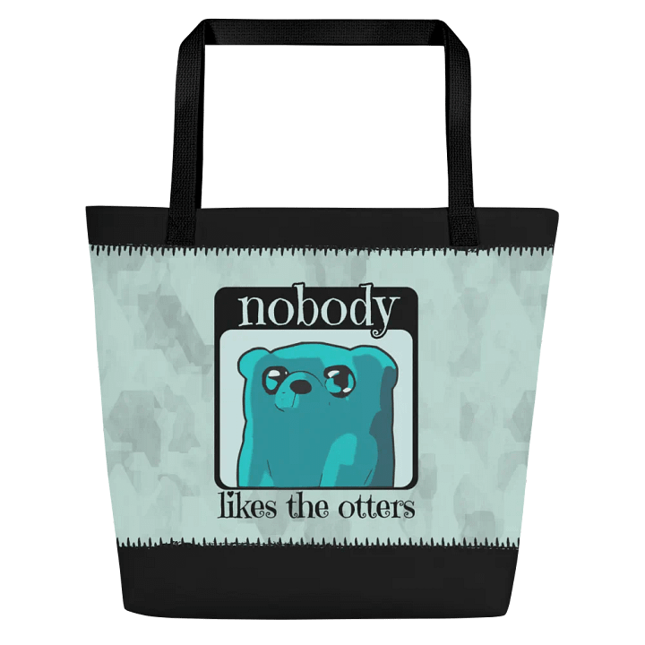 Root Shoulder Tote Bag for Board Gamers - Riverfolk Company Nobody Likes the Otters - unofficial product image (2)
