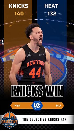 Statement Made! #Knicks DESTROY the #miamiheat in the NBA Cup 💥🗽

#THEOBJECTIVEKNICKSFAN ##LETSGOKNICKS #KnicksNation