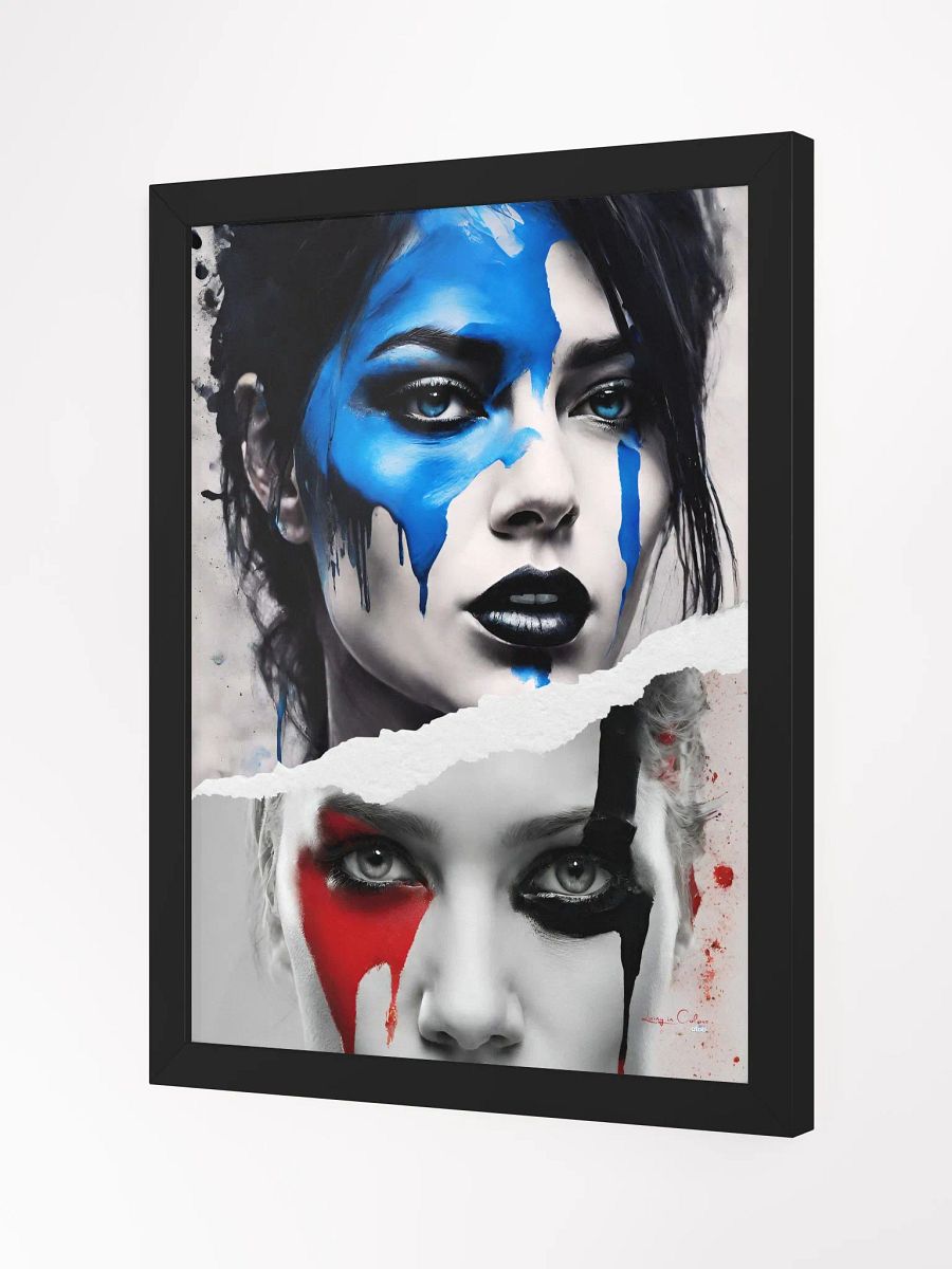 Living in Colors | Blue and beyond | Framed Collage Painting product image (3)