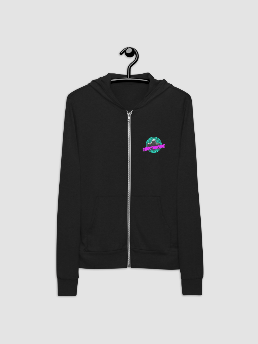 Gh0stArcade Logo Zip Hoodie - Black product image (3)