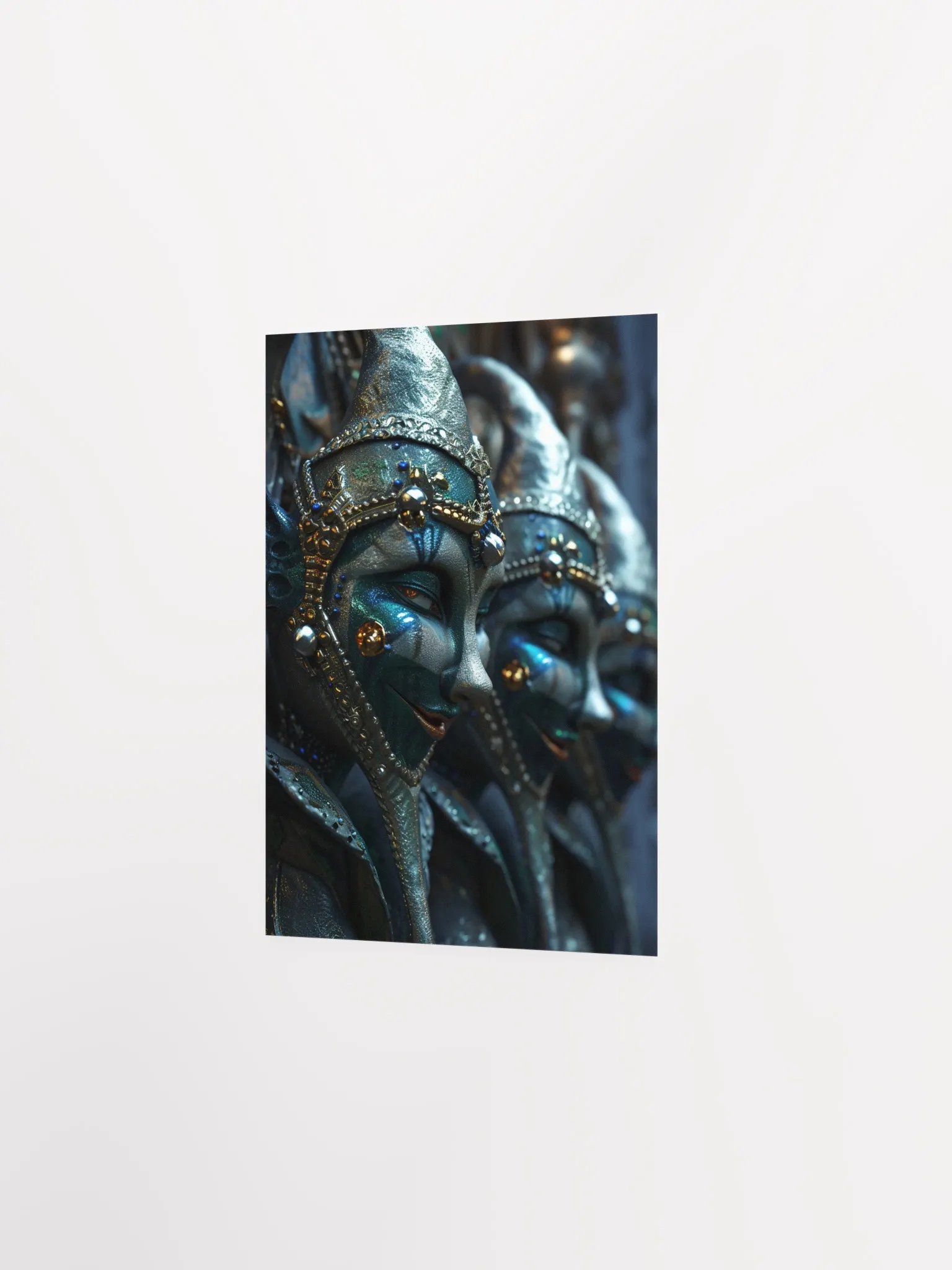 Enigmatic Elegance: Masked Majesty Poster product image (2)