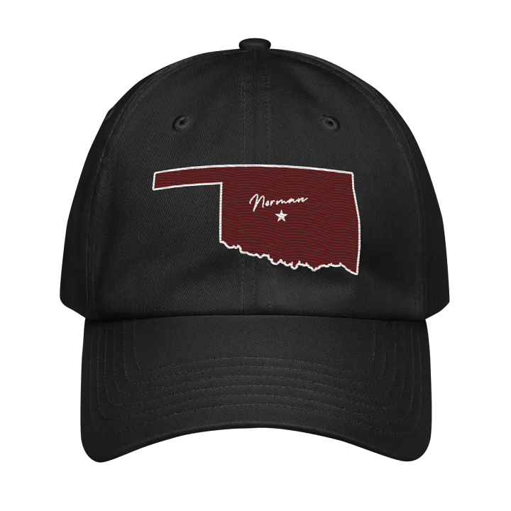 Oklahoma on the Map Dad Hat product image (1)