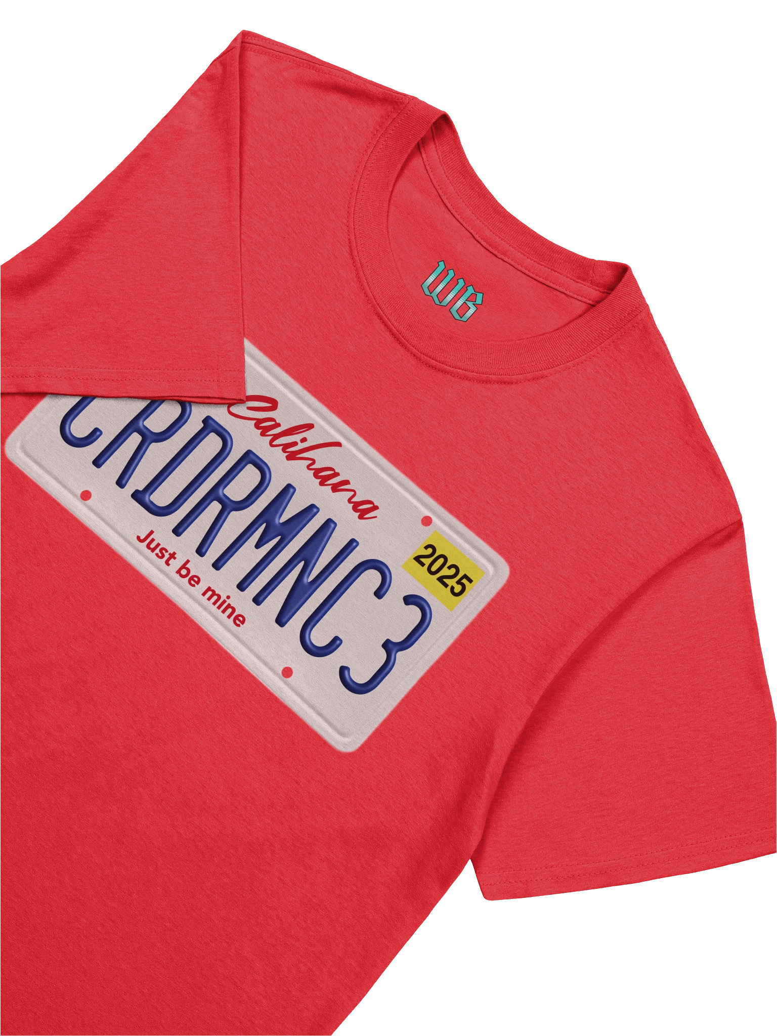 Cardiac Romance Licence Plate T-Shirt product image (35)