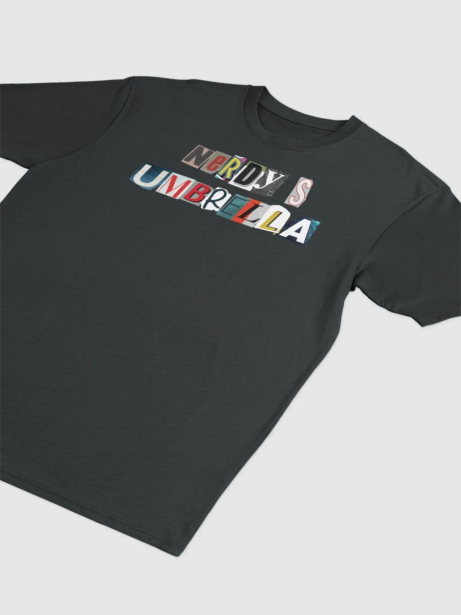 Collage Letter Men's Tee - Nerdy's Umbrella Edition product image (3)