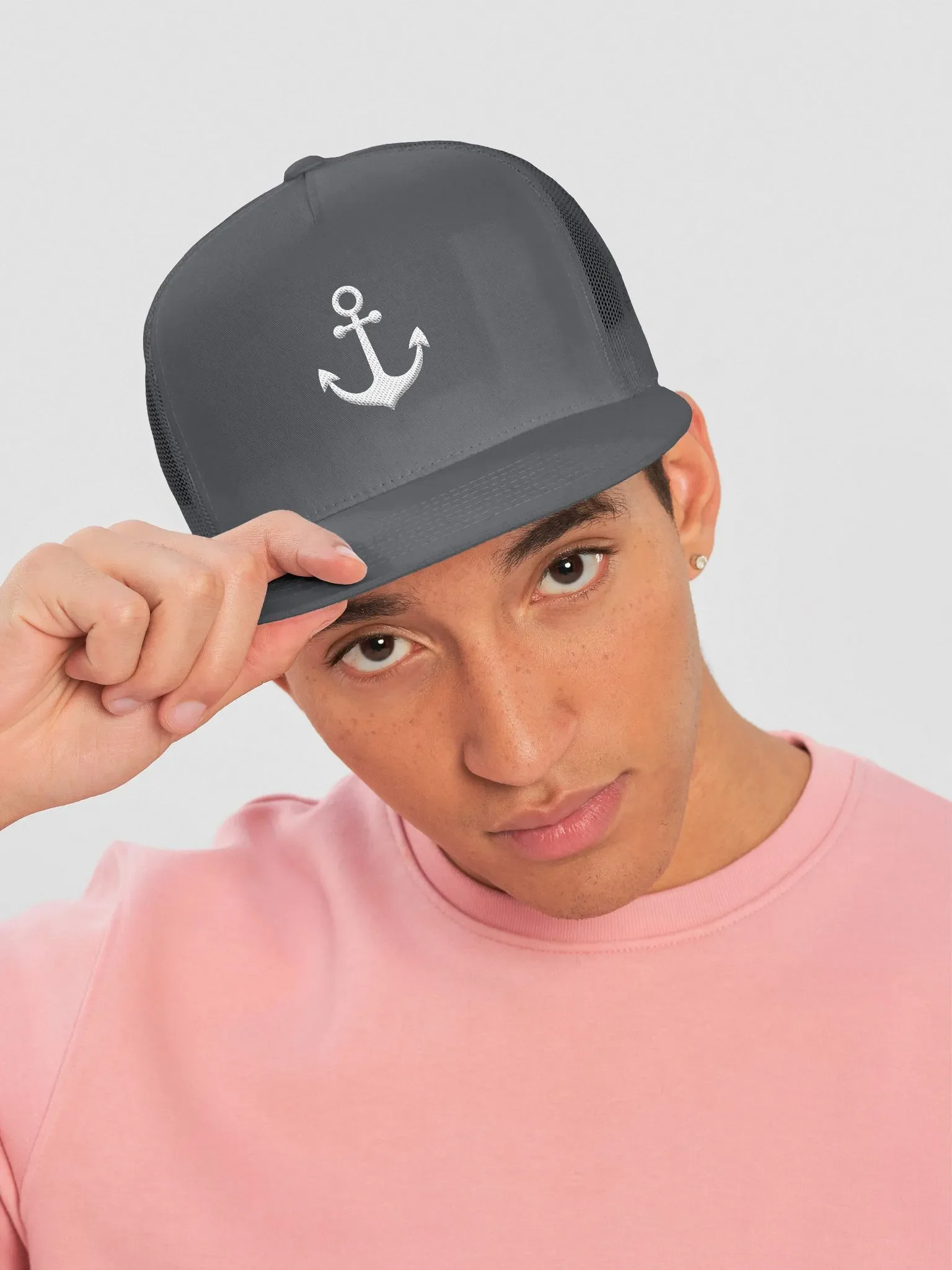Embroidered Anchor Beach Hat product image (1)