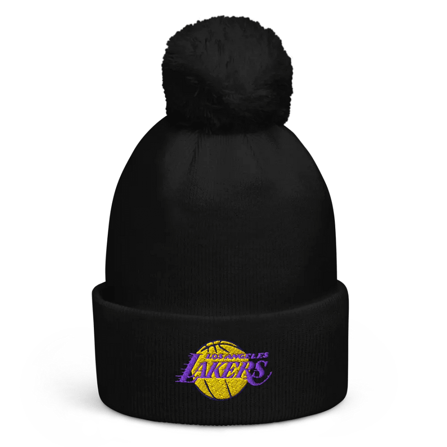Lakers Logo Pom-Pom Beanie product image (1)