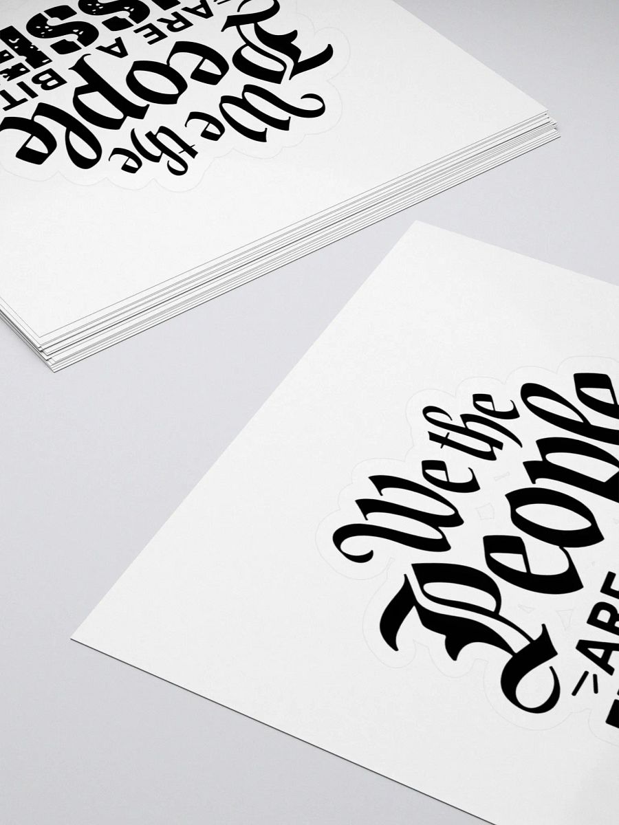 We the People - Kiss Cut Stickers product image (4)
